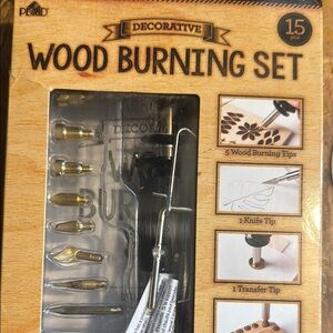 Plaid Decorative Wood Burning Set